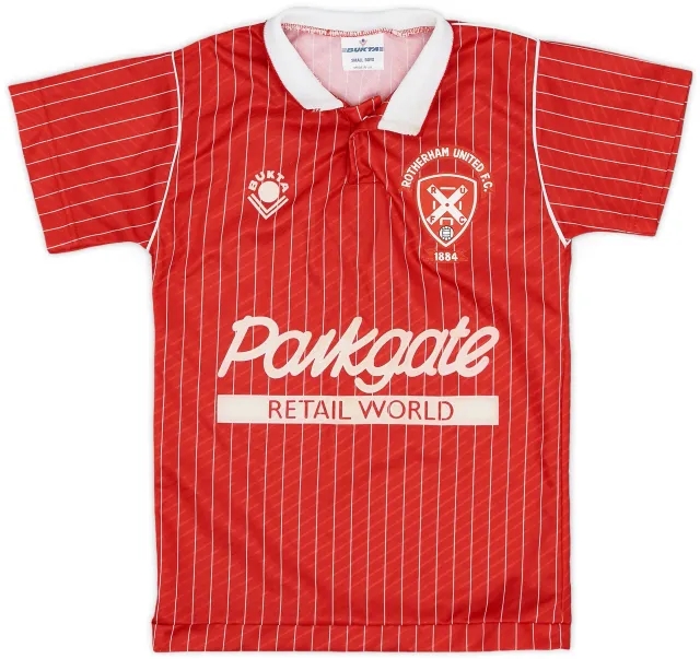 Bukta 1988-90 Rotherham Home Shirt - 7/10 - (S.Boys)