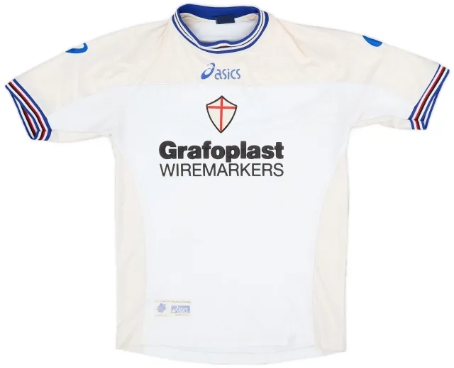 Asics 2001-02 Sampdoria Away Shirt - 5/10 - (S)