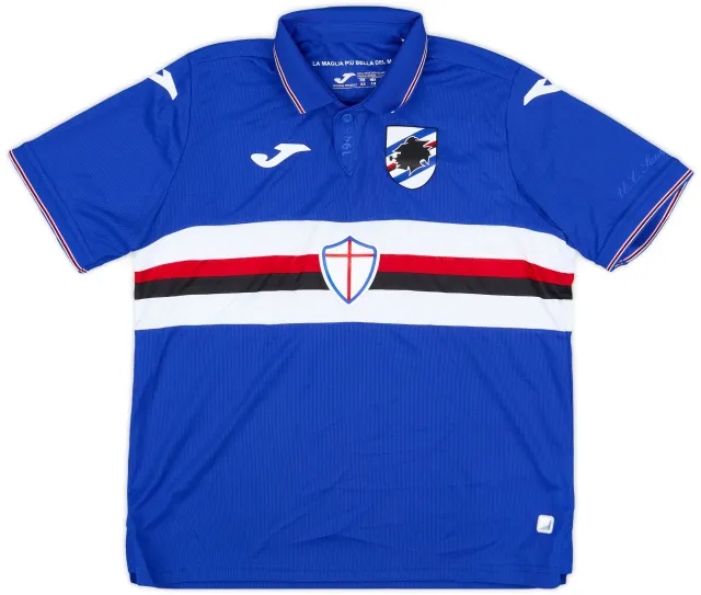 Joma 2019-20 Sampdoria Home Shirt #6 - 9/10 - (XS)