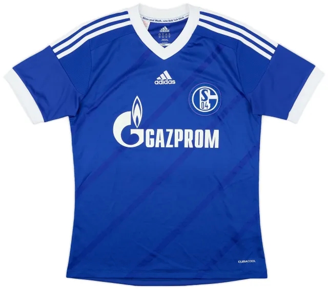 adidas 2012-14 Schalke Home Shirt - 9/10 - (XL.Boys)