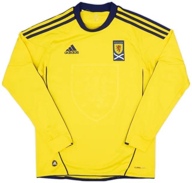 adidas 2010-11 Scotland Away L/S Shirt - 8/10 - (XL.Boys)