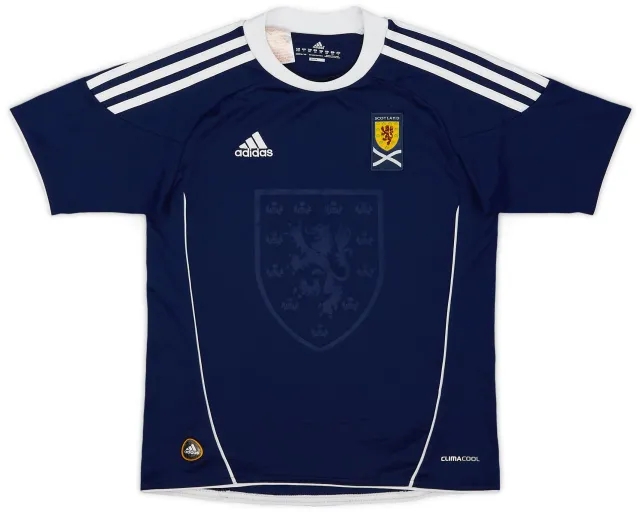 adidas 2010-11 Scotland Home Shirt - 8/10 - (S.Boys)