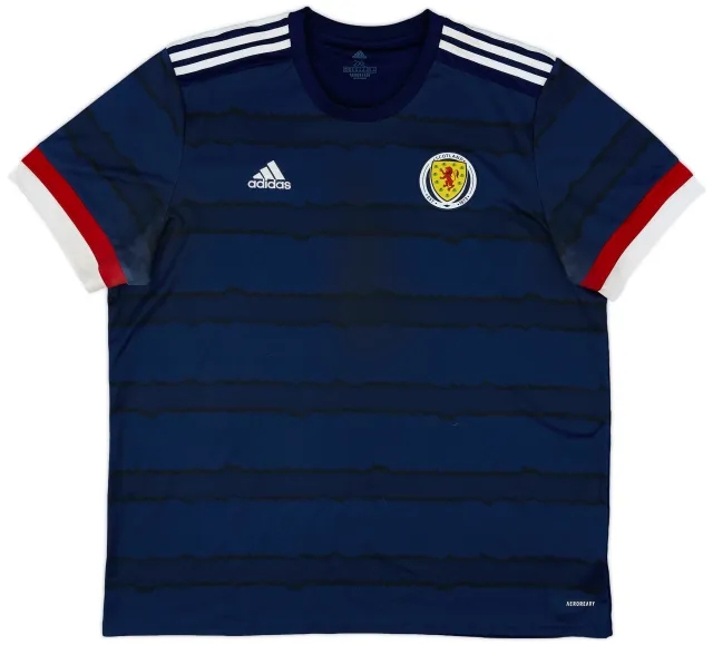 adidas 2020-22 Scotland Home Shirt - 7/10 - (XXL)