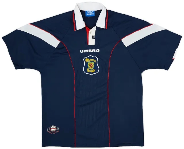 Umbro 1996-98 Scotland Home Shirt - 7/10 - (XL)