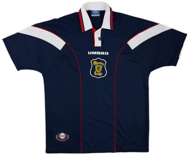 Umbro 1996-98 Scotland Home Shirt - 9/10 - (XL)