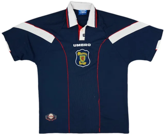 Umbro 1996-98 Scotland Home Shirt - 7/10 - (XL)