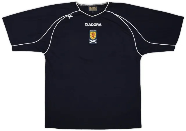 2003-04 Scotland Diadora Training Shirt - 9/10 - (M)