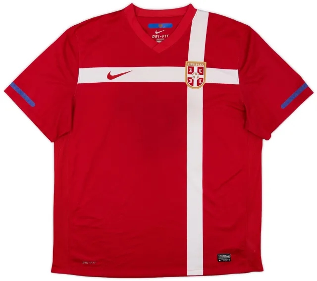 Nike 2010-11 Serbia Home Shirt - 9/10 - (XL)