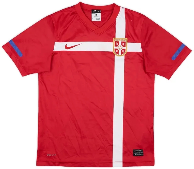 Nike 2010-11 Serbia Home Shirt - 8/10 - (M.Boys)