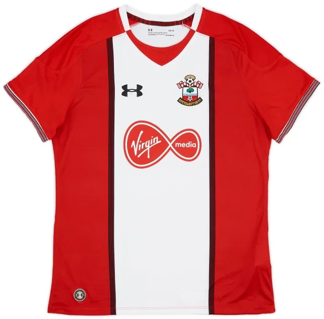 Under Armour 2017-18 Southampton Home Shirt - 8/10 - (L)