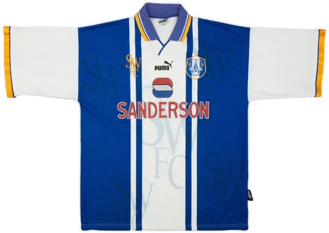 Puma 1995-97 Sheffield Wednesday Home Shirt - 8/10 - (XL)
