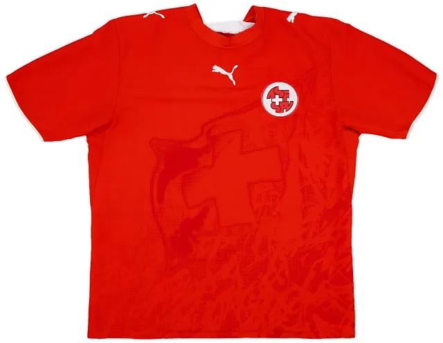 Puma 2006-08 Switzerland Home Shirt - 8/10 - (XL)