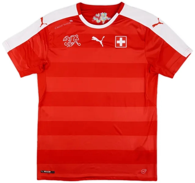 Puma 2016-17 Switzerland Home Shirt - 6/10 - (M)