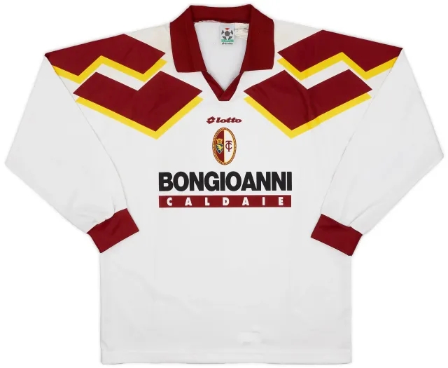 Lotto 1994-95 Torino Away L/S Shirt - 6/10 - (L)