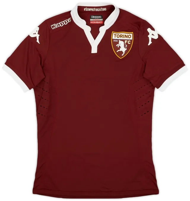 Kappa 2015-16 Torino Authentic Home Shirt - 9/10 - (XS)
