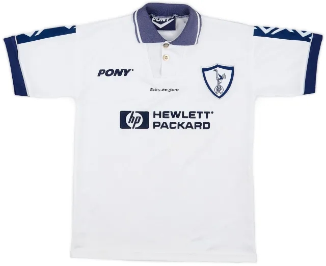 1995-97 Tottenham Home Shirt - 8/10 - (L.Boys)