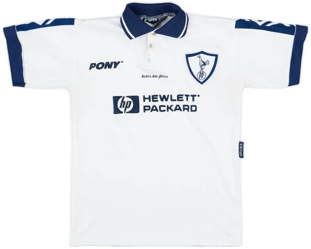 1995-97 Tottenham Home Shirt - 8/10 - (L.Boys)