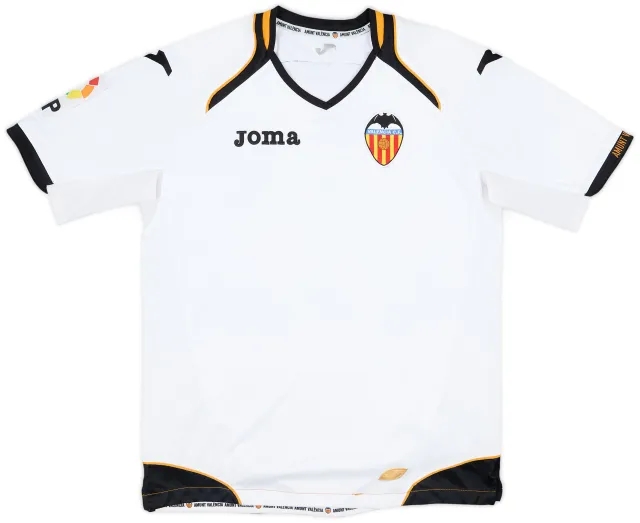Joma 2011-12 Valencia Home Shirt - 9/10 - (S)