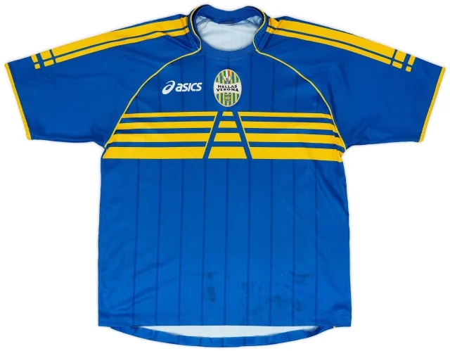 Asics 2007-08 Hellas Verona Home Shirt - 6/10 - (M)