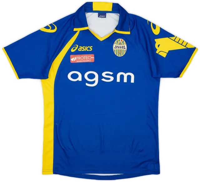 Asics 2011-12 Hellas Verona Home Shirt - 6/10 - (S)