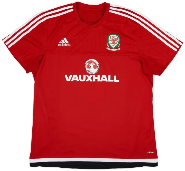 2015-16 Wales adidas Training Shirt - 7/10 - (XL)