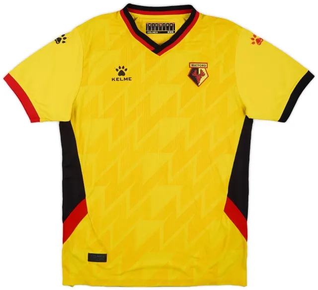 Kelme 2022-23 Watford Home Shirt #16 - 6/10 - (M)