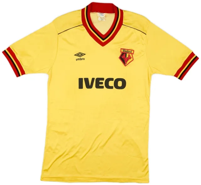 Umbro 1982-85 Watford Home Shirt - 8/10 - (M)
