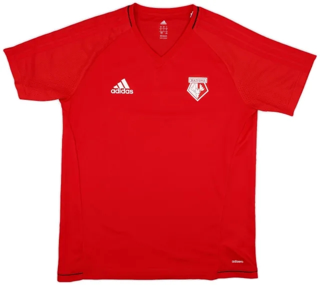 2017-18 Watford adidas Training Shirt - 9/10 - (L)