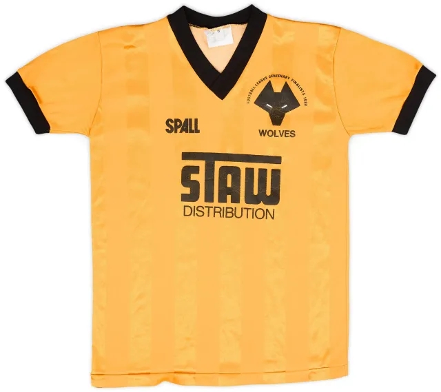 1987-88 Wolves Home Shirt - 8/10 - (M.Boys)