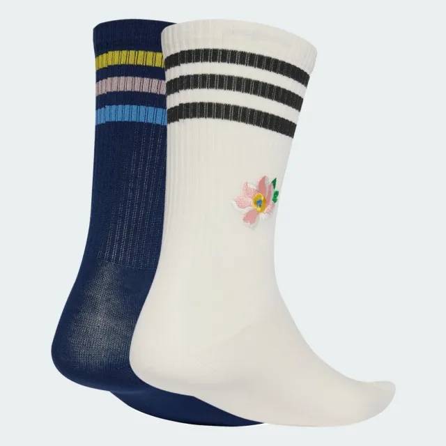 Adidas Crew 2 Pack Unisex Socks - White