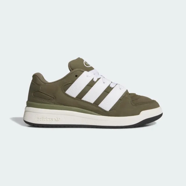 Adidas Originals Forum2000 Shoes In Olive Strata / Cloud White / C-Green