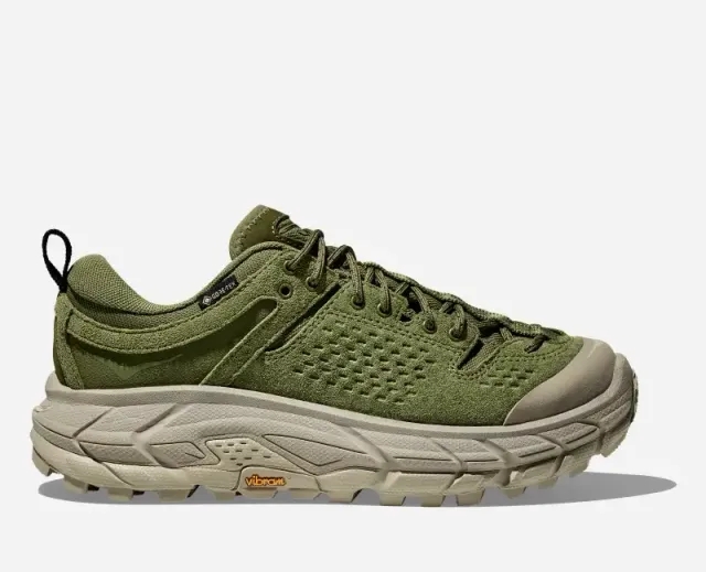 Hoka One One HOKA Elite Terrain System Tor Ultra Lo Hiking Shoes in Forest Floor/Farro
