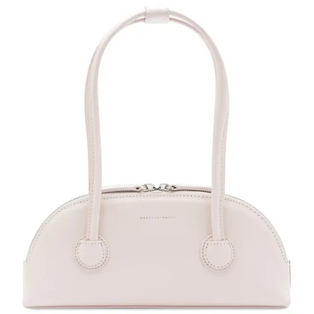 MARGE SHERWOOD Women's Bessette Shoulder Bag Pale Pink Glossy Plain