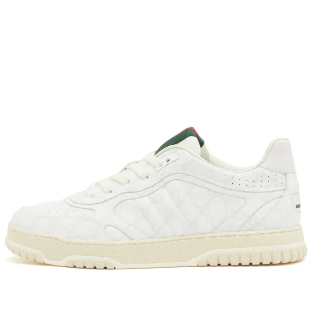 Gucci Men's Re-Web Monogram Sneaker White