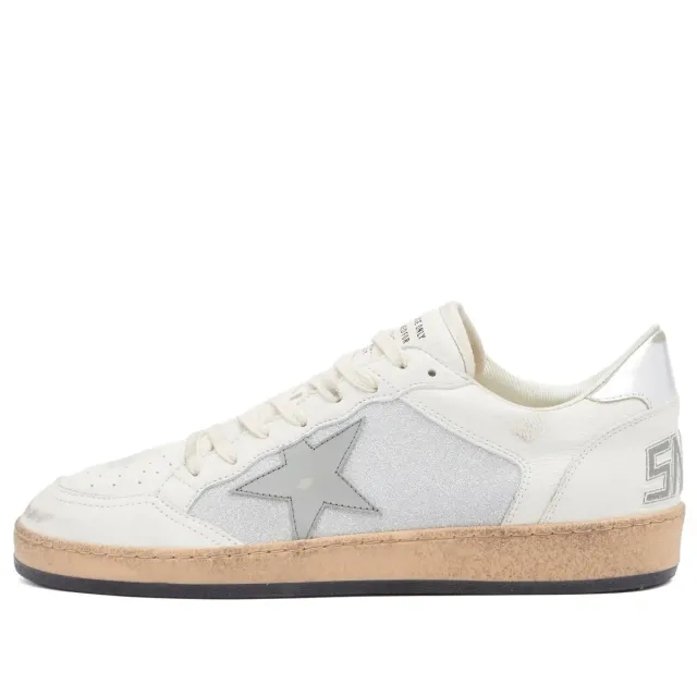 Golden Goose Women's Ballstar Natural White/Silver