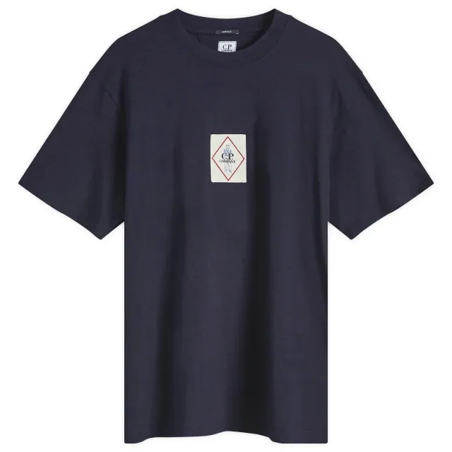 C.P. Company Men's Indigo Logo T-Shirt Denim