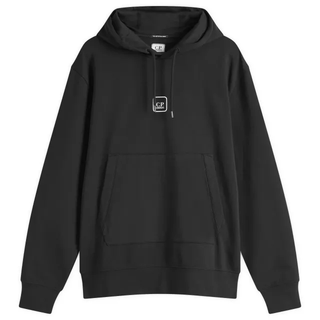C.P. Company Men's Metropolis Series Stretch Fleece Hoodie Black