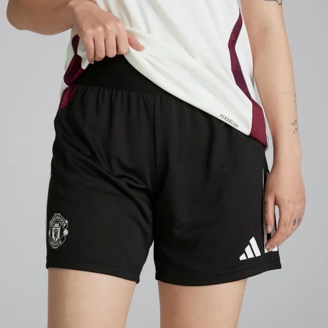 adidas Manchester United Womens Training Tiro 24 Shorts Black