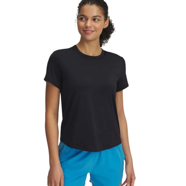 Women's  Under Armour  Vanish Elite Vent Short Sleeve Black / Iridescent XS