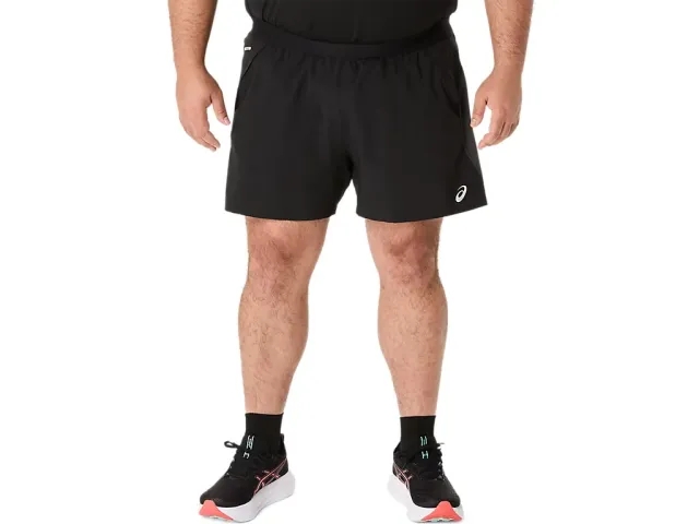 ASICS Road 5in Running Shorts Men - Black, Dark Grey
