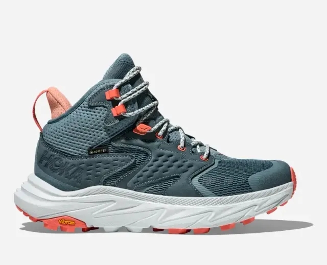 Hoka One One HOKA Women's Anacapa 2 Mid GORE-TEX Hiking Shoes in Mountain Fog/Droplet