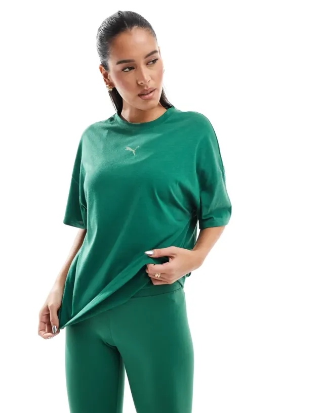 PUMA Train Oversized Tee Women, Vine