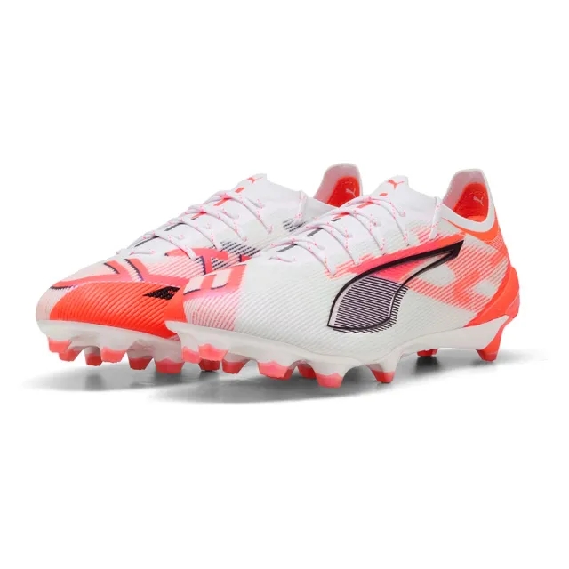 Puma Ultra 5 Ultimate Fg Unlimited - Puma White/Puma Black/Glowing Red - ['White']
