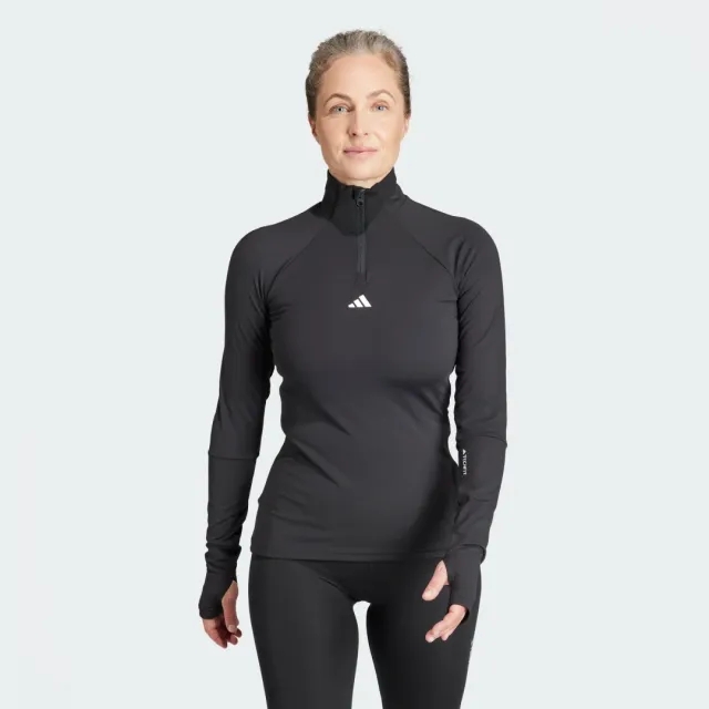 adidas Techfit COLD.RDY 1/4 Zip Long Sleeve Training Top