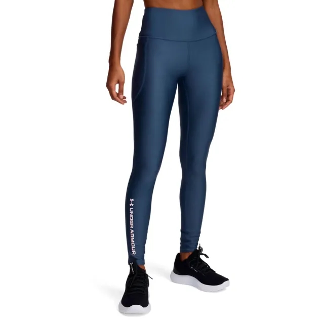 Women's  Under Armour  Tech™ Branded Leggings Downpour Gray / White / Prime Pink XS