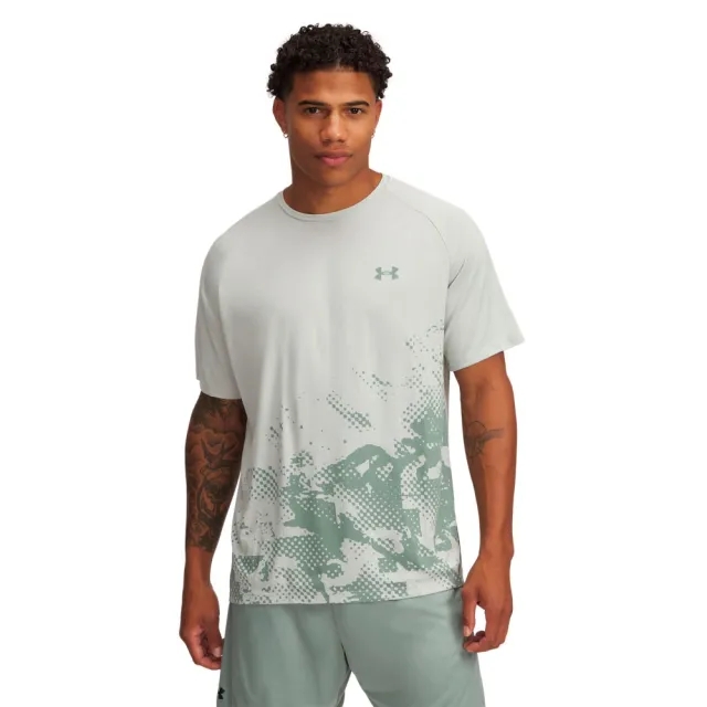 Men's  Under Armour  Tech™ Fade Short Sleeve Hydro Green / Silica Green / Silica Green XXL