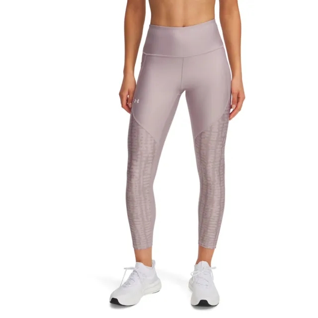 Women's  Under Armour  Tech™ Printed Panel Ankle Leggings Gray Dawn / Tetra Gray / White XXL
