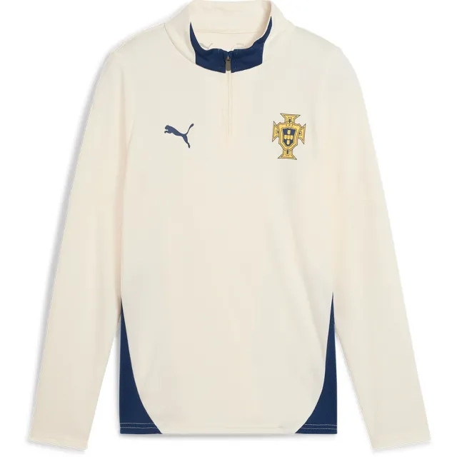 Puma Ffp Portugal Training Junior Half Zip Sweatshirt