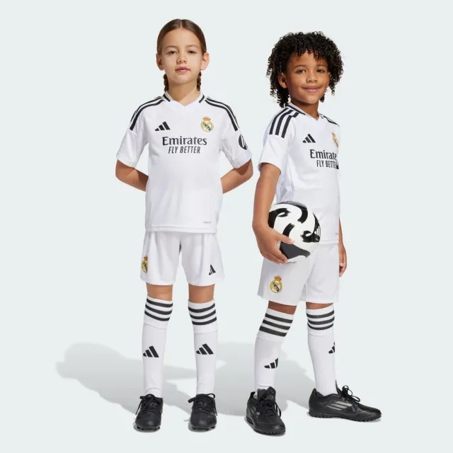 adidas Real Madrid Kids SS Home Mini Kit 2024/25