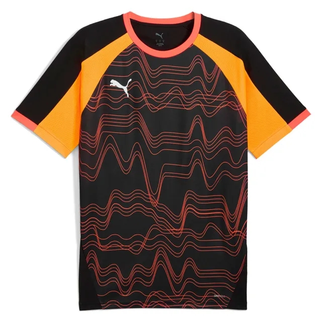 Individualliga Graphic Jersey Puma Black-Glowing Red - ['Black']